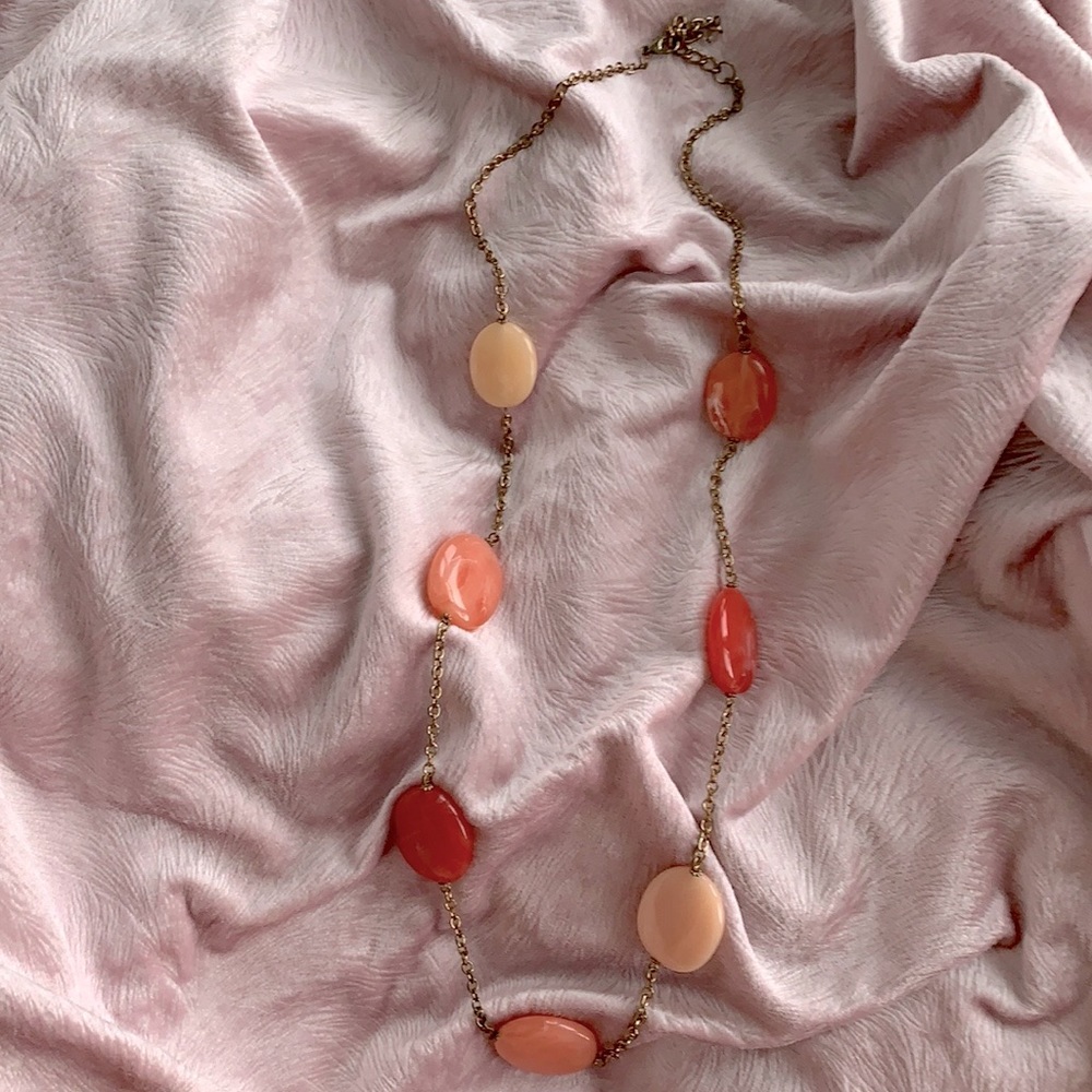 Long colorful necklace